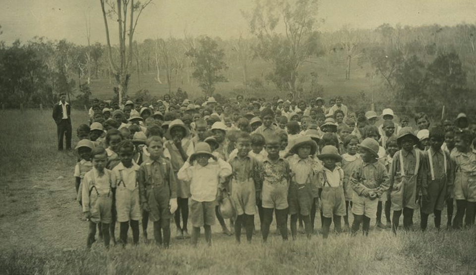 Children at Cherbourg Aboriginal Settlement c1933