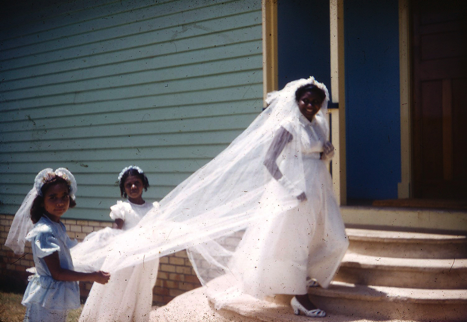 Janet Hart wedding day c1970