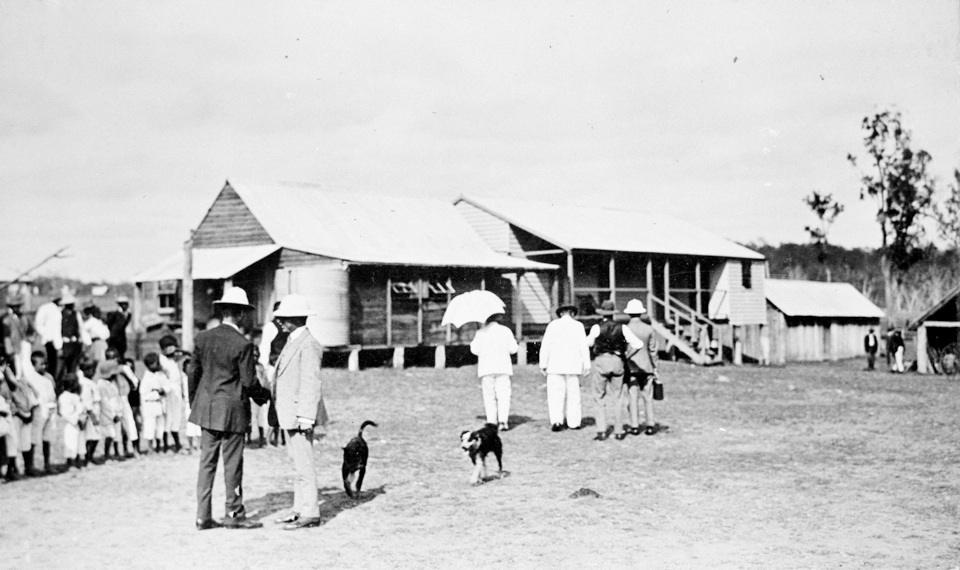 Governor Sir William McGreggor inspects Barambah Aboriginal Settlement 1911