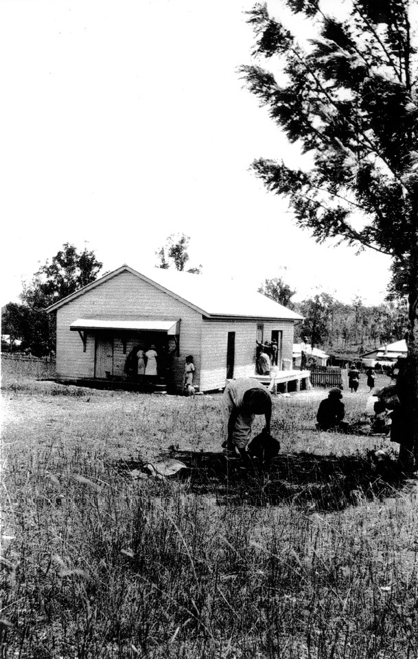The Ration Shed at Barambah Aboriginal Settlement c1928