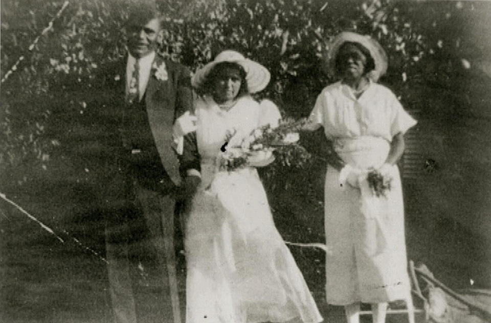 Wedding of Daisy and Arthur Maranoa in Cherbourg c1930