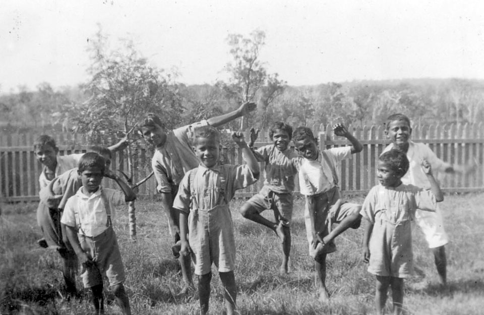 Boys at Cherbourg Aboriginal Settlement c1940