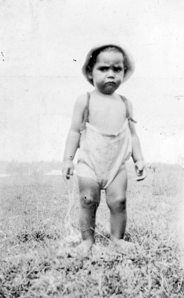 Toddler at Cherbourg Aboriginal Settlement c1930