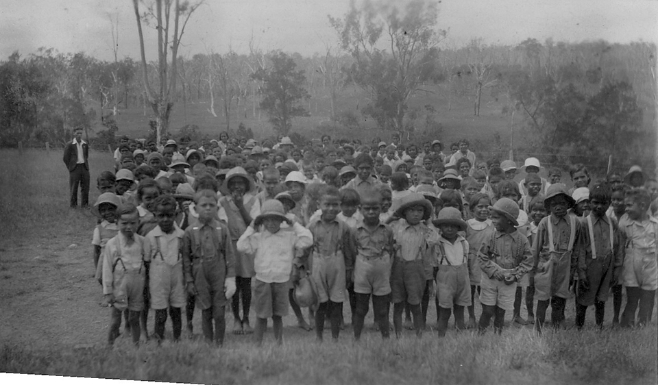 Children at Cherbourg Aboriginal Settlement c1940