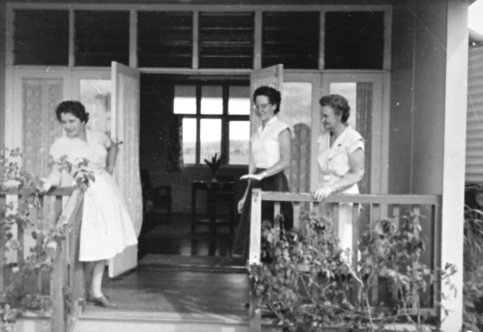 Nurses at the Nurses Quarters at Cherbourg Hospital c1961