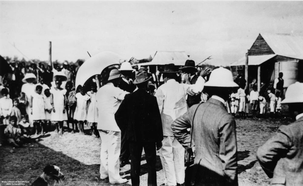 Governor Sir William McGreggor at Barambah Aboriginal Settlement 1911