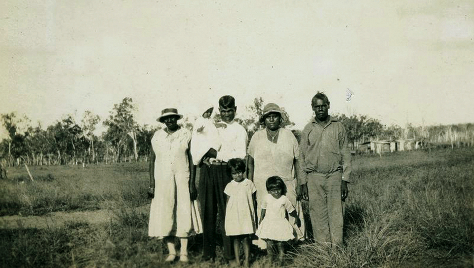Family at Cherbourg Aboriginal Settlement c1933