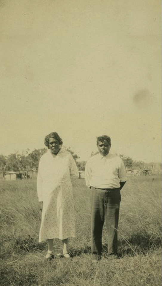 Couple at Cherbourg Aboriginal Settlement c1933