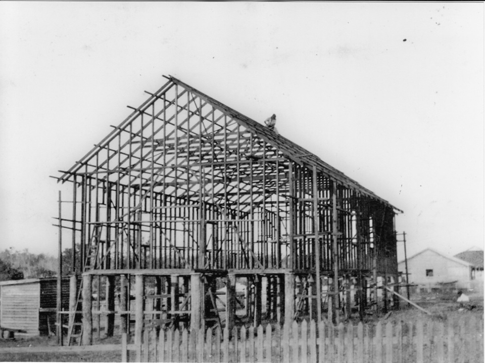 AIM Church under construction at Cherbourg 1938