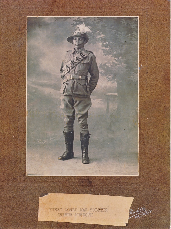 Arthur-Murdoch-First-World-War-Soldier-album-page_1914