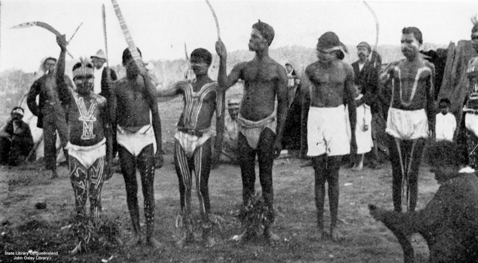 Cooktown men at Barambah Aboriginal Settlement 1908