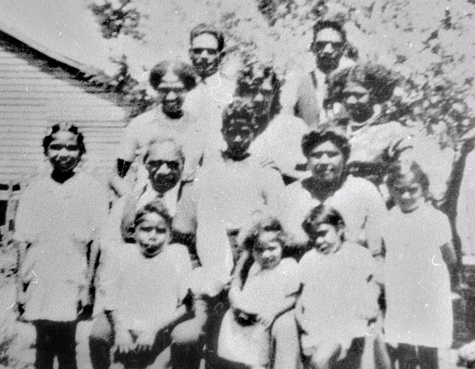 Crowe family group at Cherbourg c1940