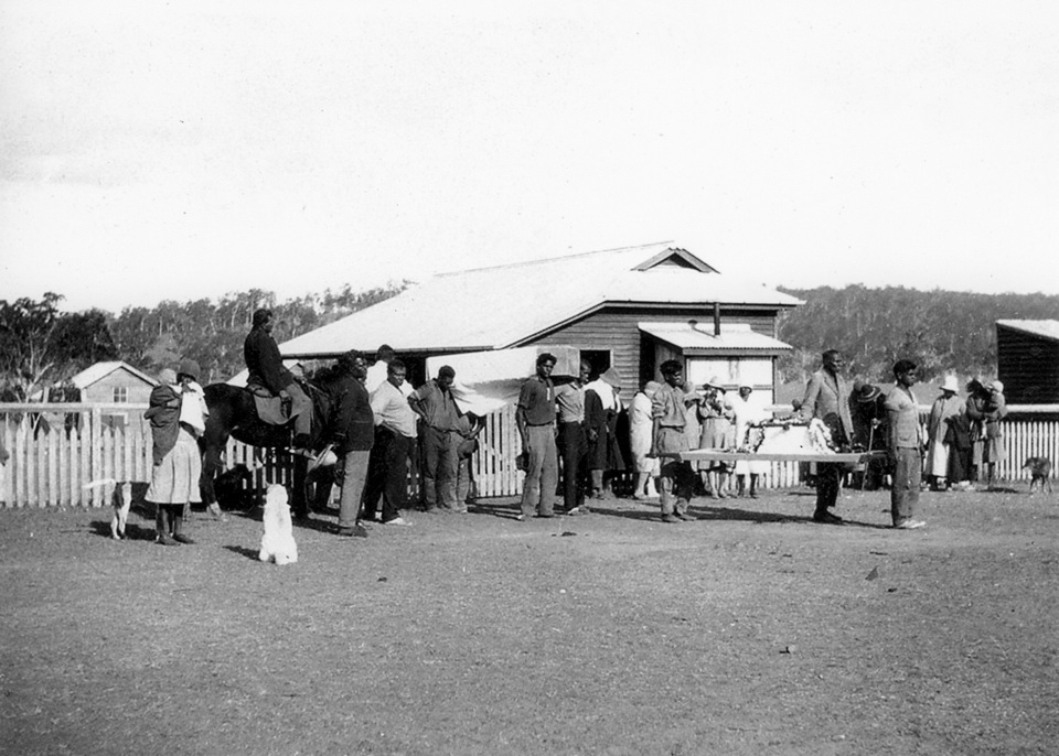 Double Funeral at Barambah Aboriginal Settlement c1928