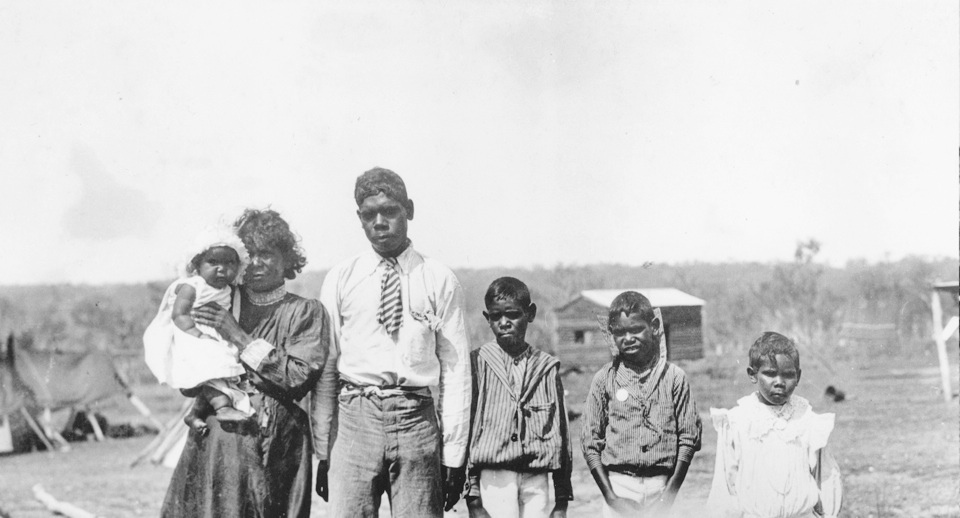 Family at Barambah Aboriginal Settlement 1911
