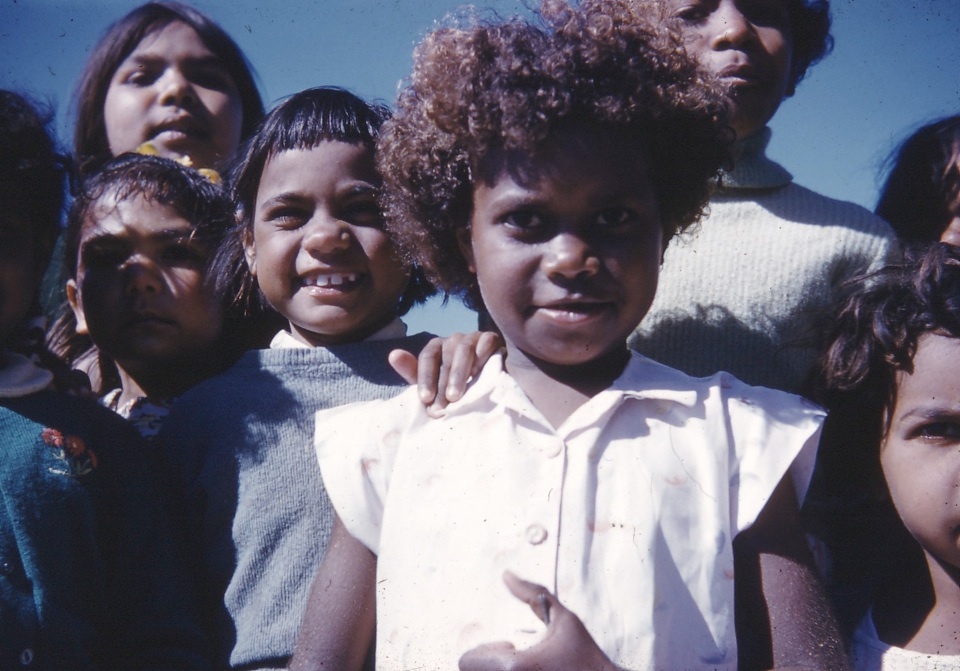 Group of children at Cherbourg c1960