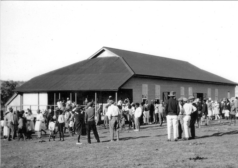 The Welfare Hall at Barambah Aboriginal Settlement c1920